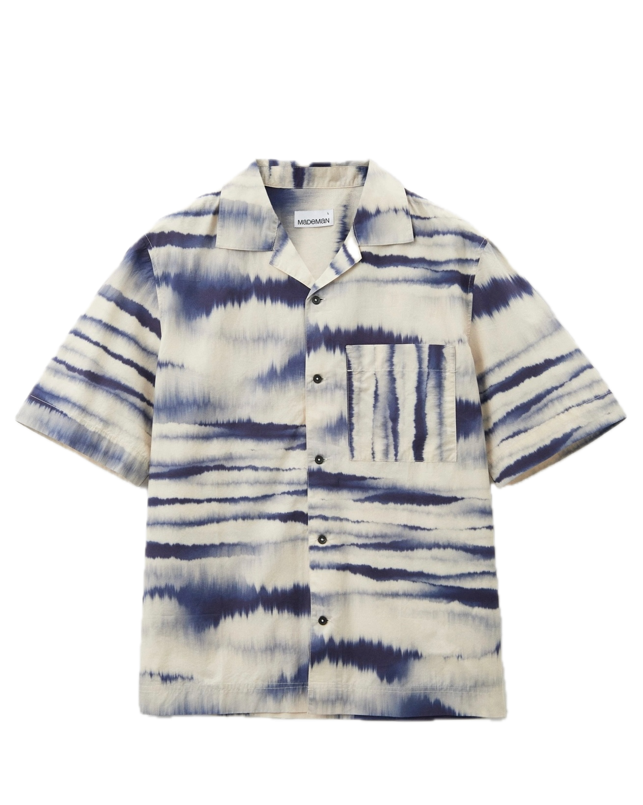 Indigo Tie-Dye Pattern in the Mademan's Spring Summer 2025 collection for Lamoda