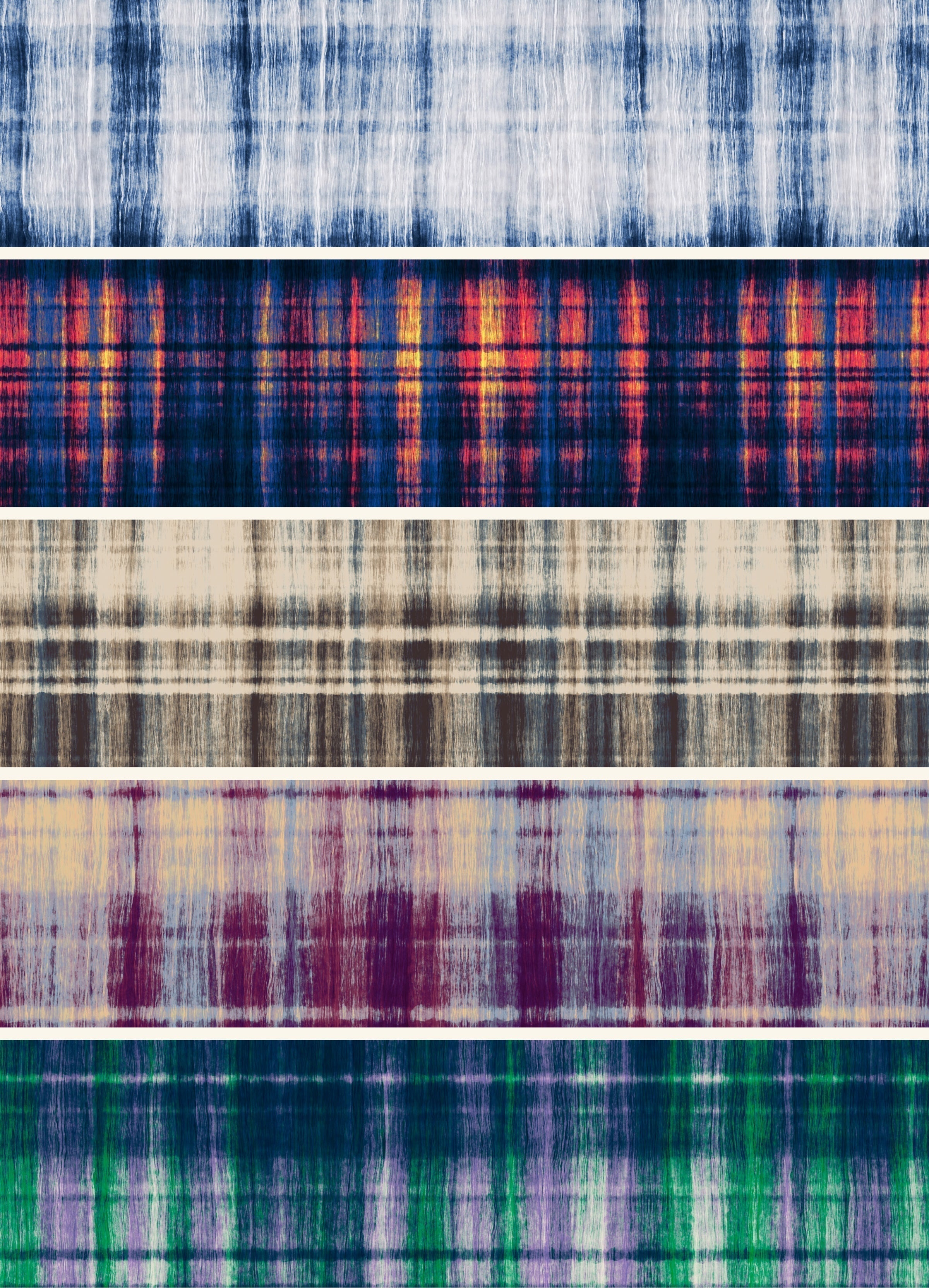 Five Moods of a Single Pattern | Plaid Check