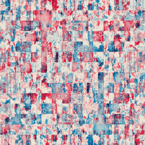 Multicolour Washed-Out Blocks Pattern