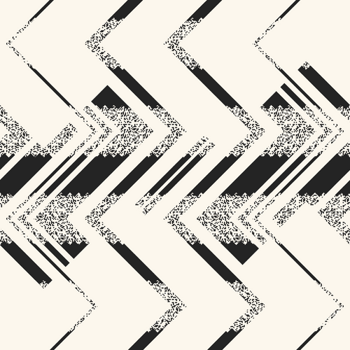 White Noise Textured Fragmented Zigzag Pattern