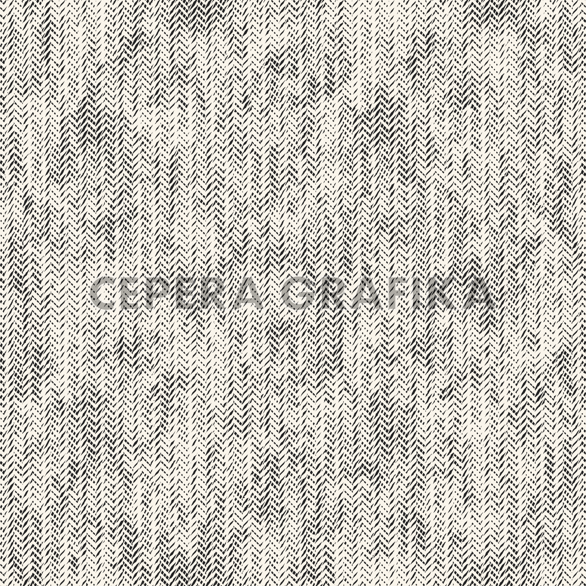 Monochrome Grain Irregular Herringbone Pattern