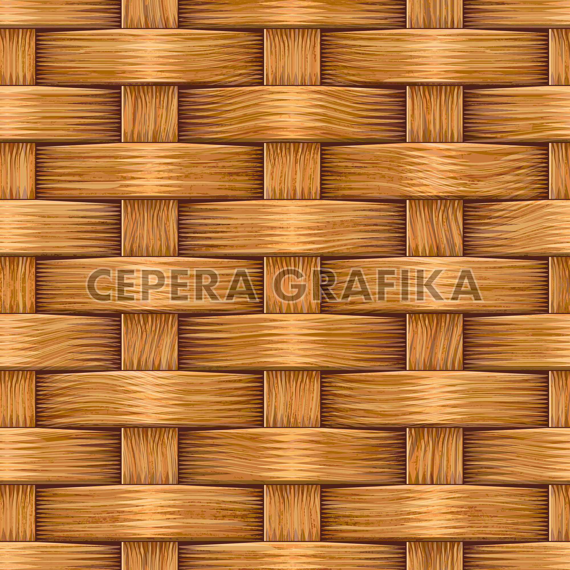 Wooden Basket Weave Pattern