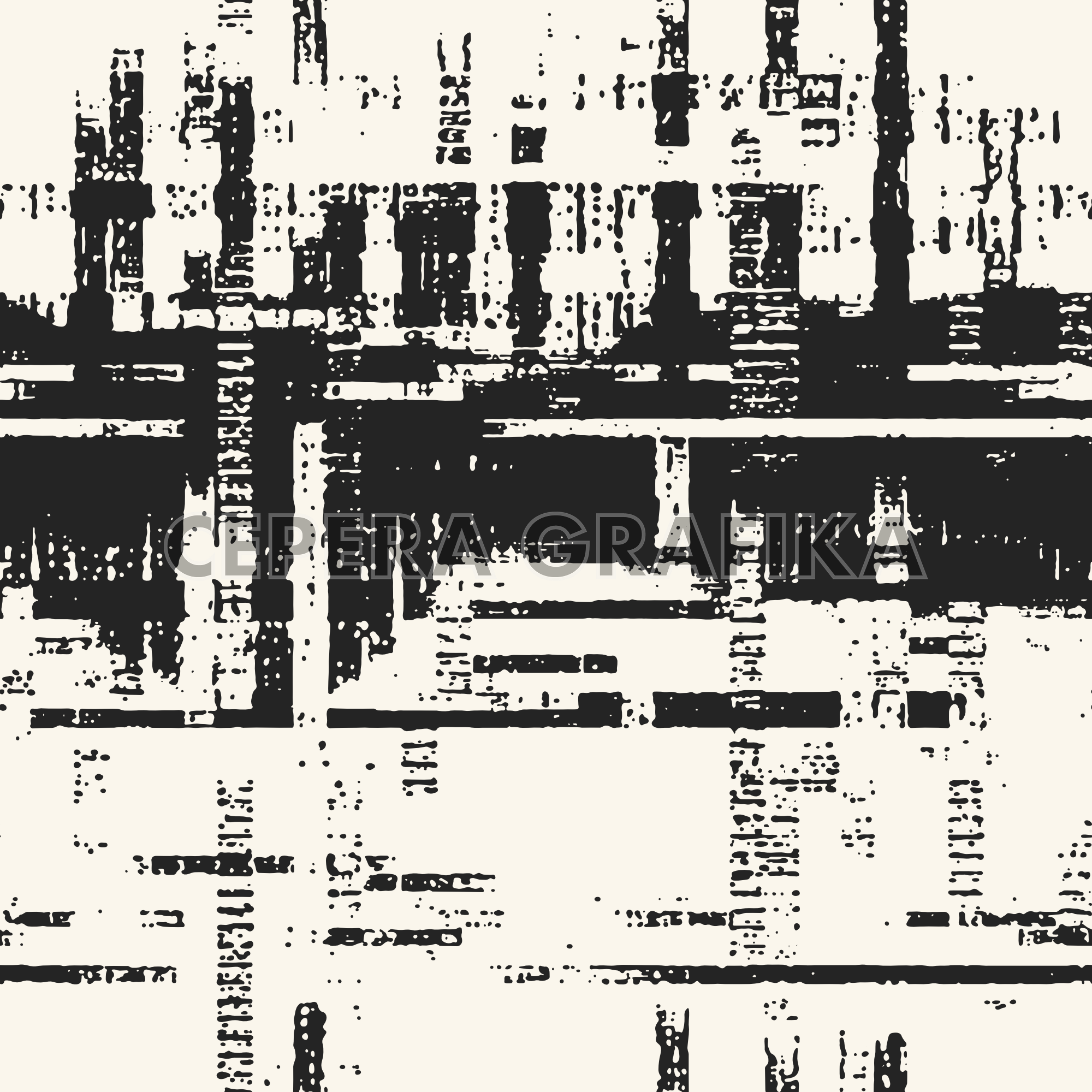 Splattered Ink Criss-Cross Pattern