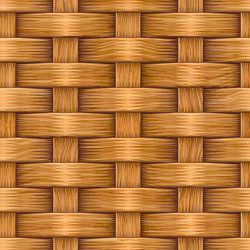 Wooden Basket Weave Pattern
