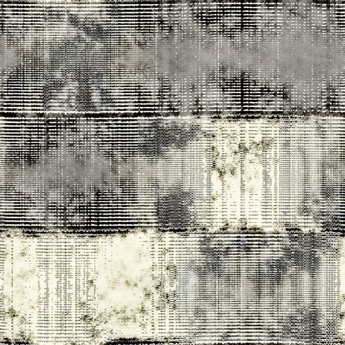 Artfully Distressed Striped Blocks Pattern