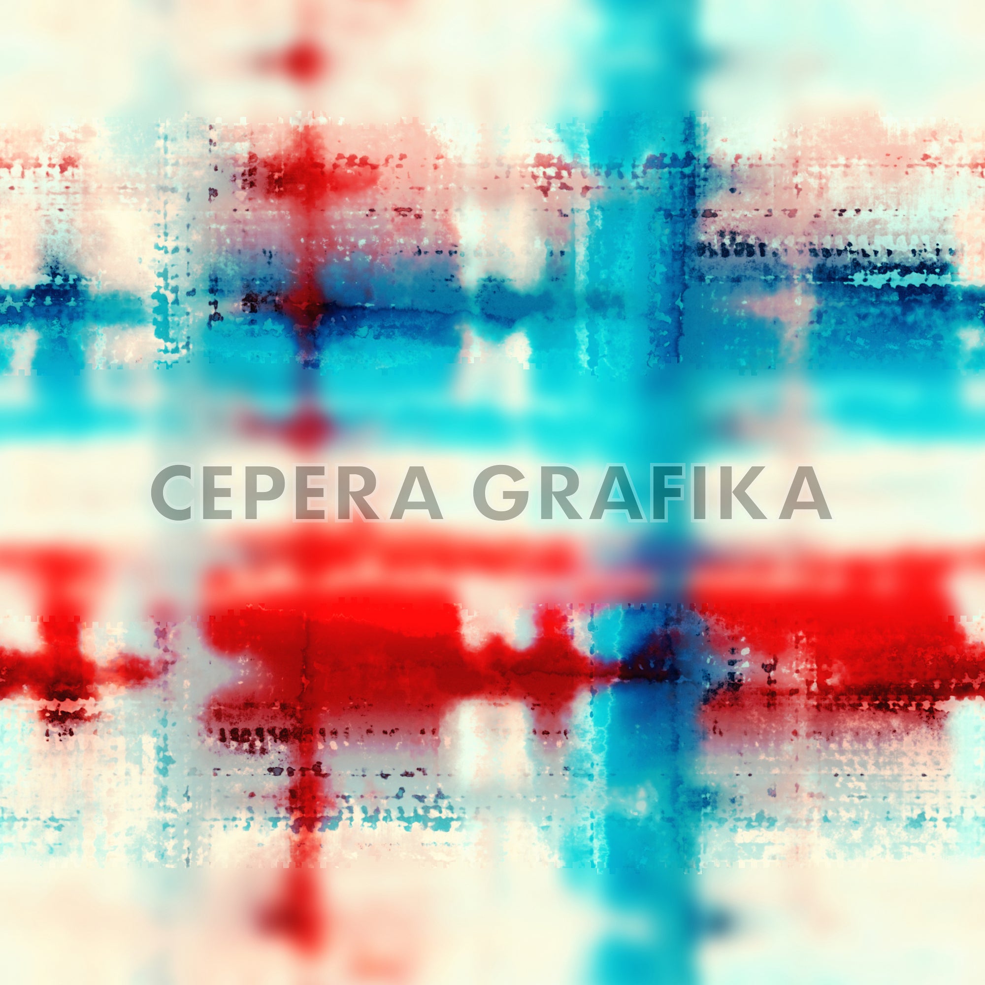 Abstract Stain Watercolour Stripes Pattern