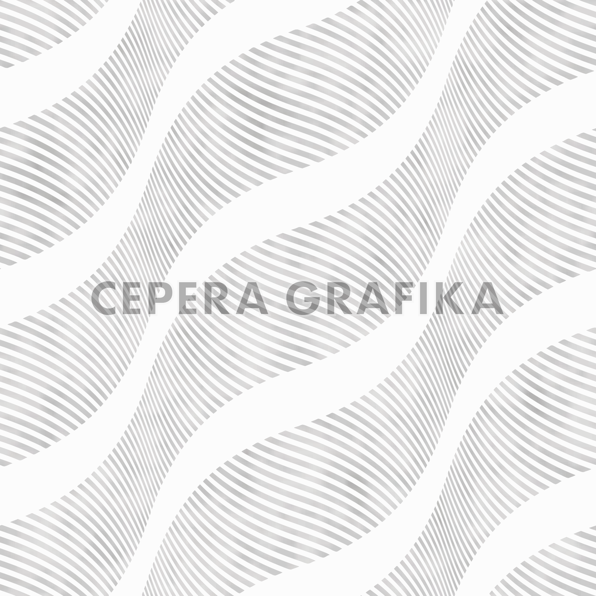 Gray Watercolour Wavy Stripes Pattern