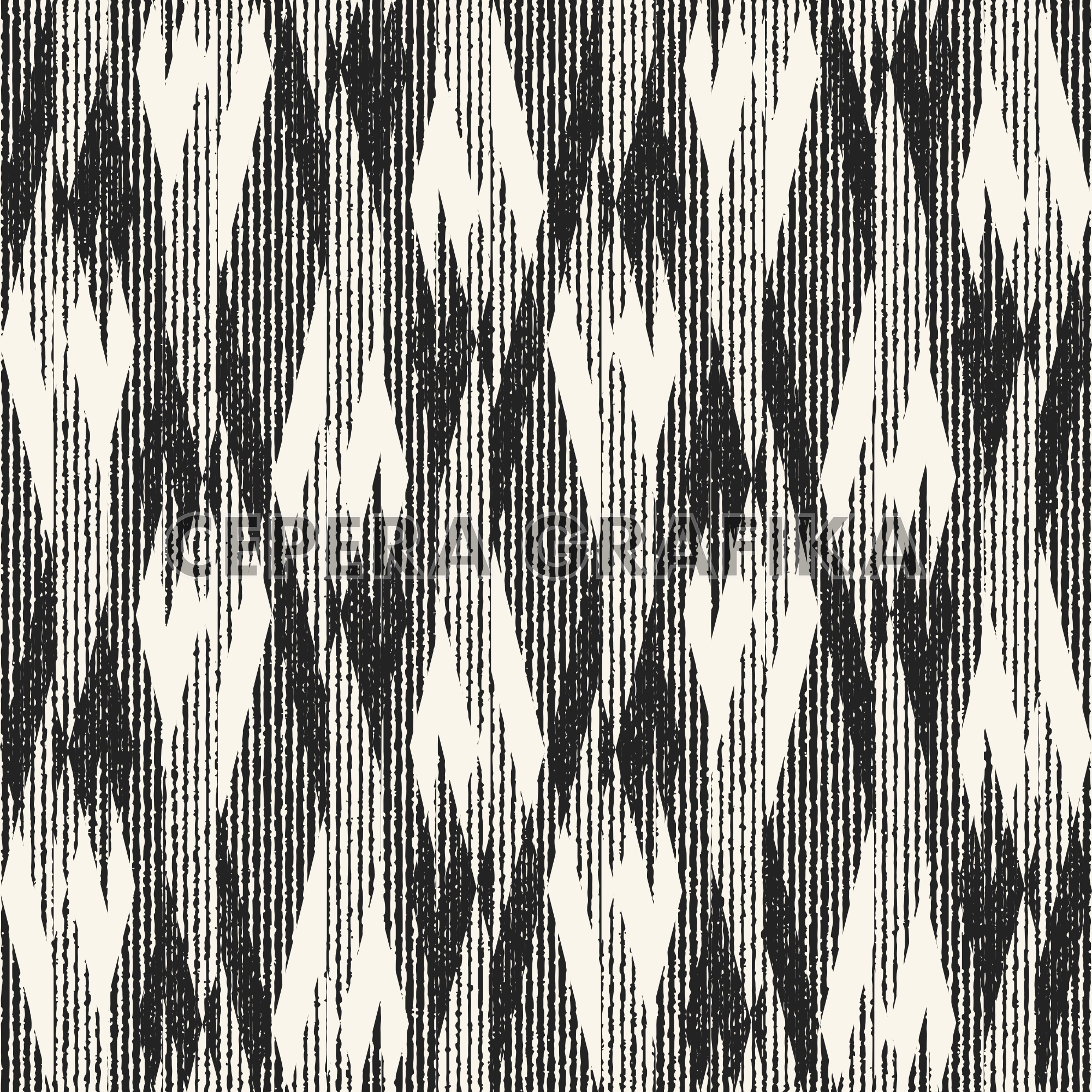Monochrome Grain Broken Argyle Pattern