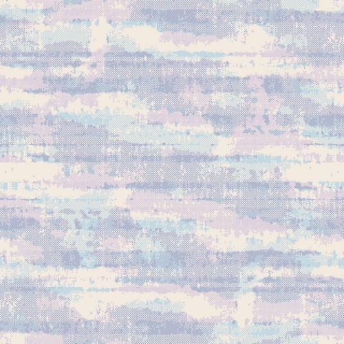 Subdued Halftone Glitch Stripes Pattern
