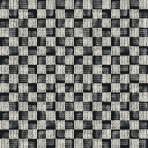 Monochrome Grain Checkered Pattern