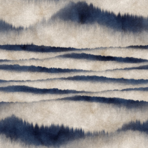Aged Paper Indigo Dye Pattern