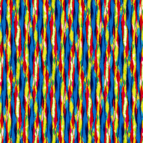Vivid Watercolour Stripes Pattern