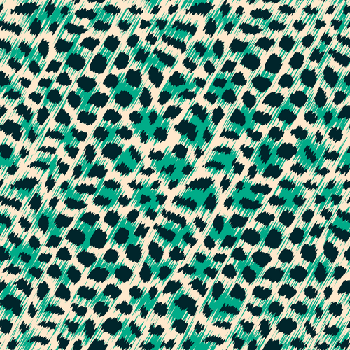 Multicolour Animal Skin Spotty Pattern