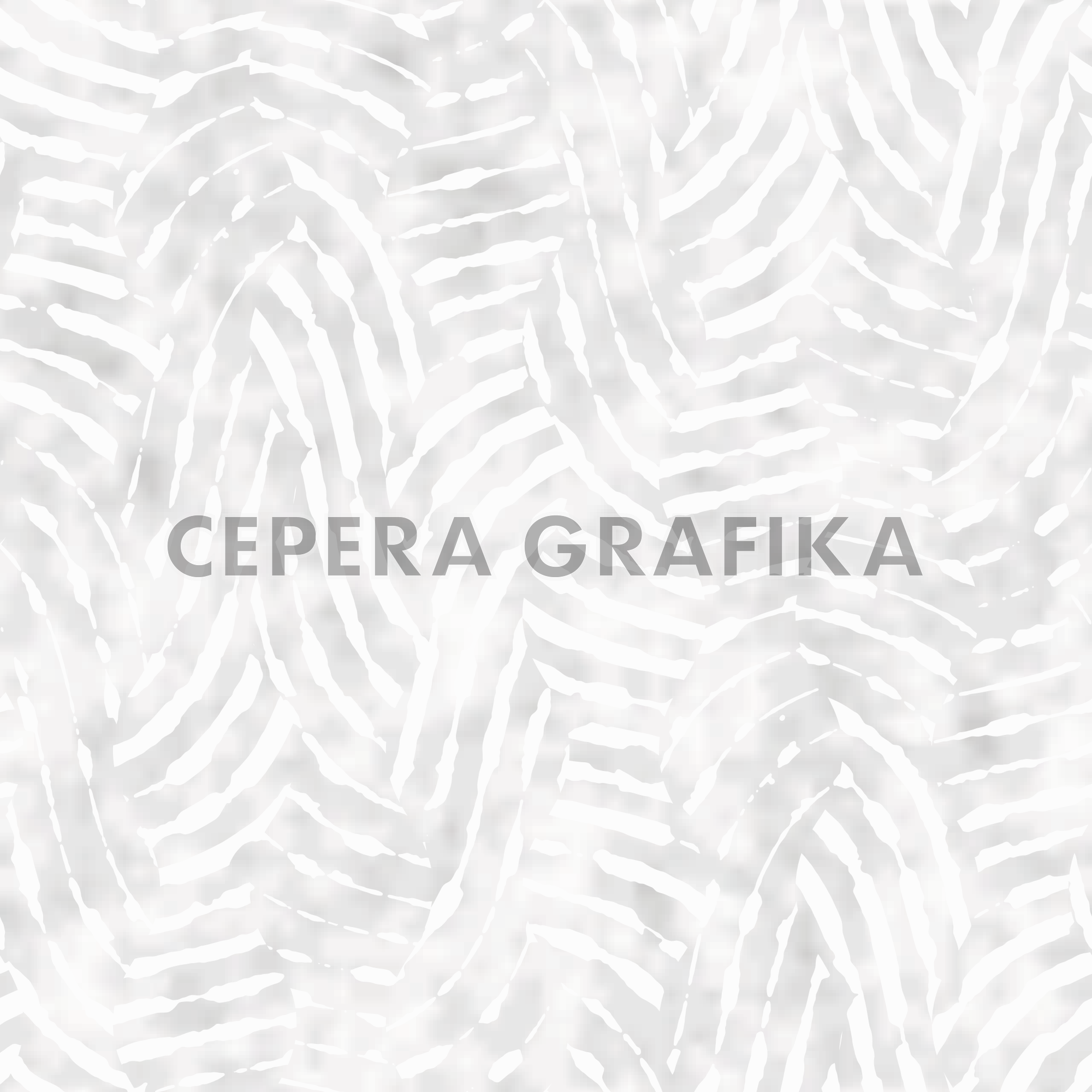 Grey Watercolour Zebra Stripes Pattern