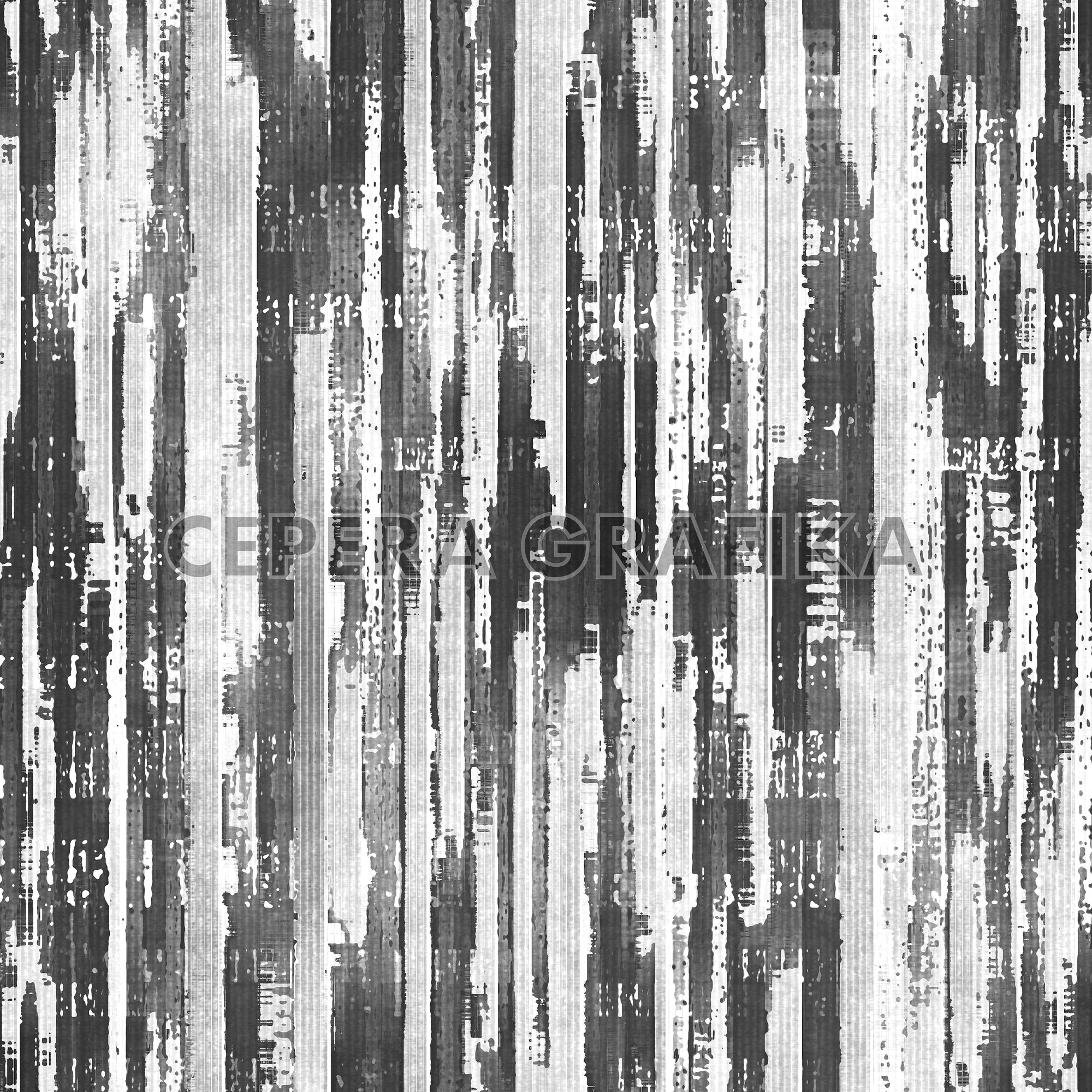 Monochrome Distressed Stripes Pattern