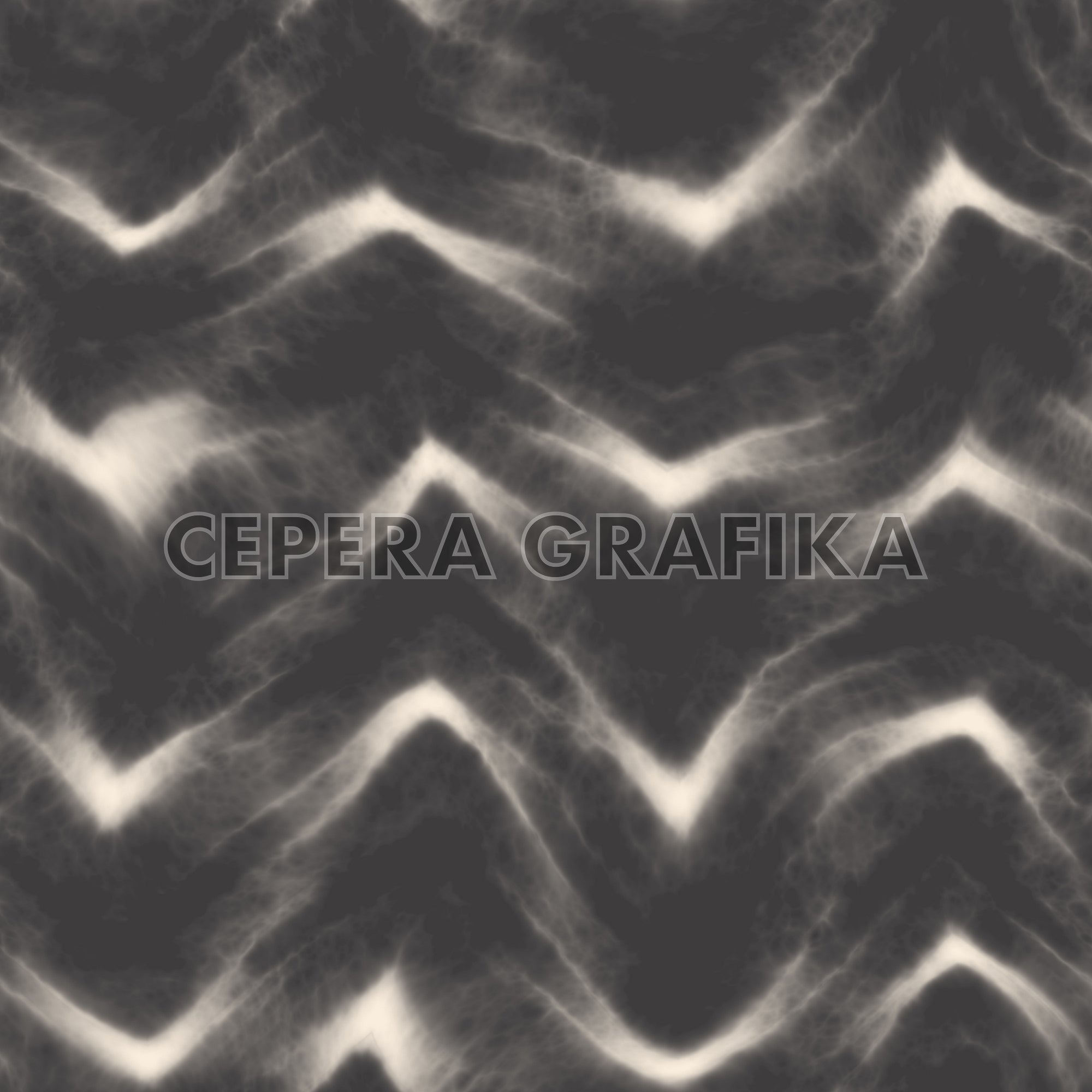 Ink-Dyed Folk Chevron Pattern