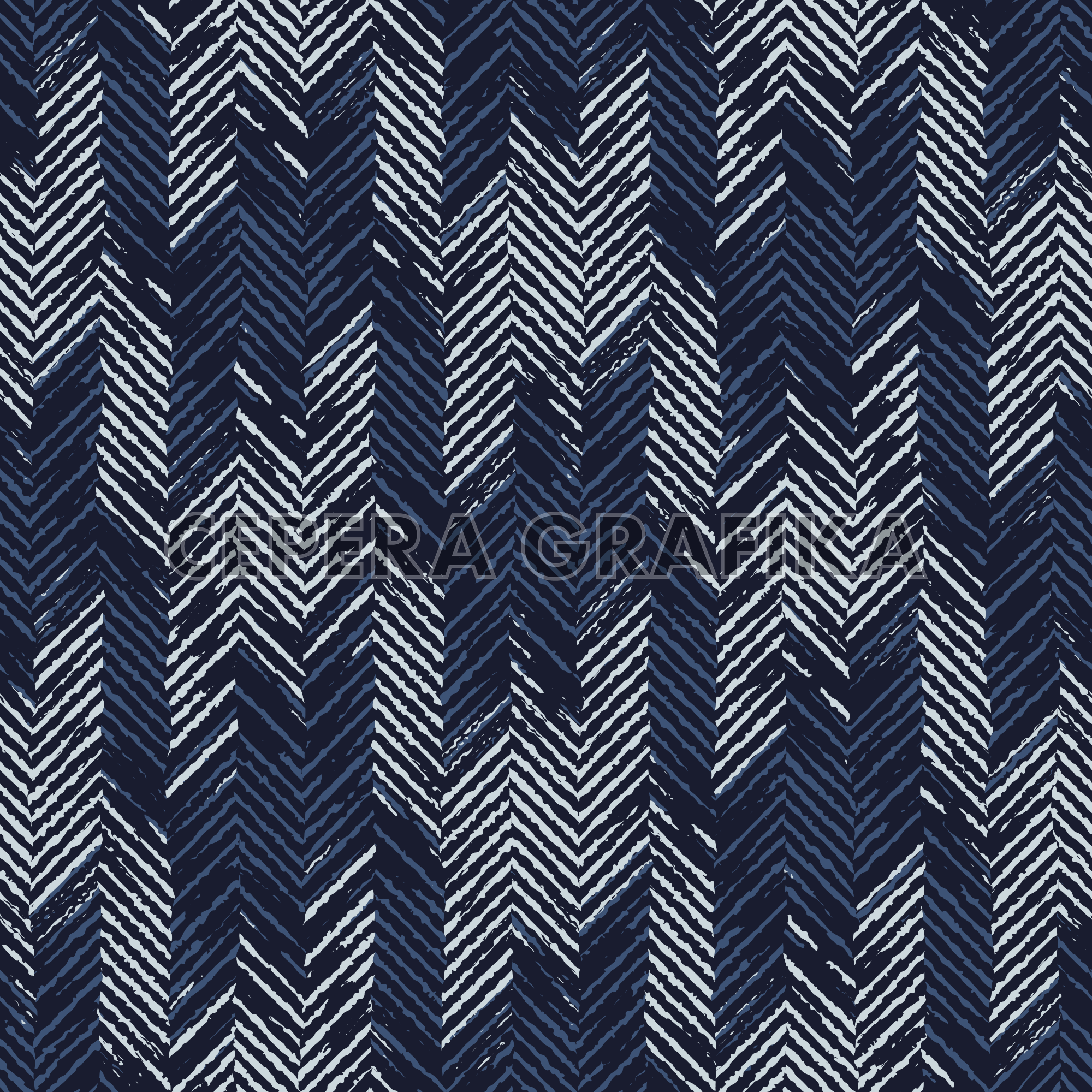 Navy Grain Houndstooth Check Pattern