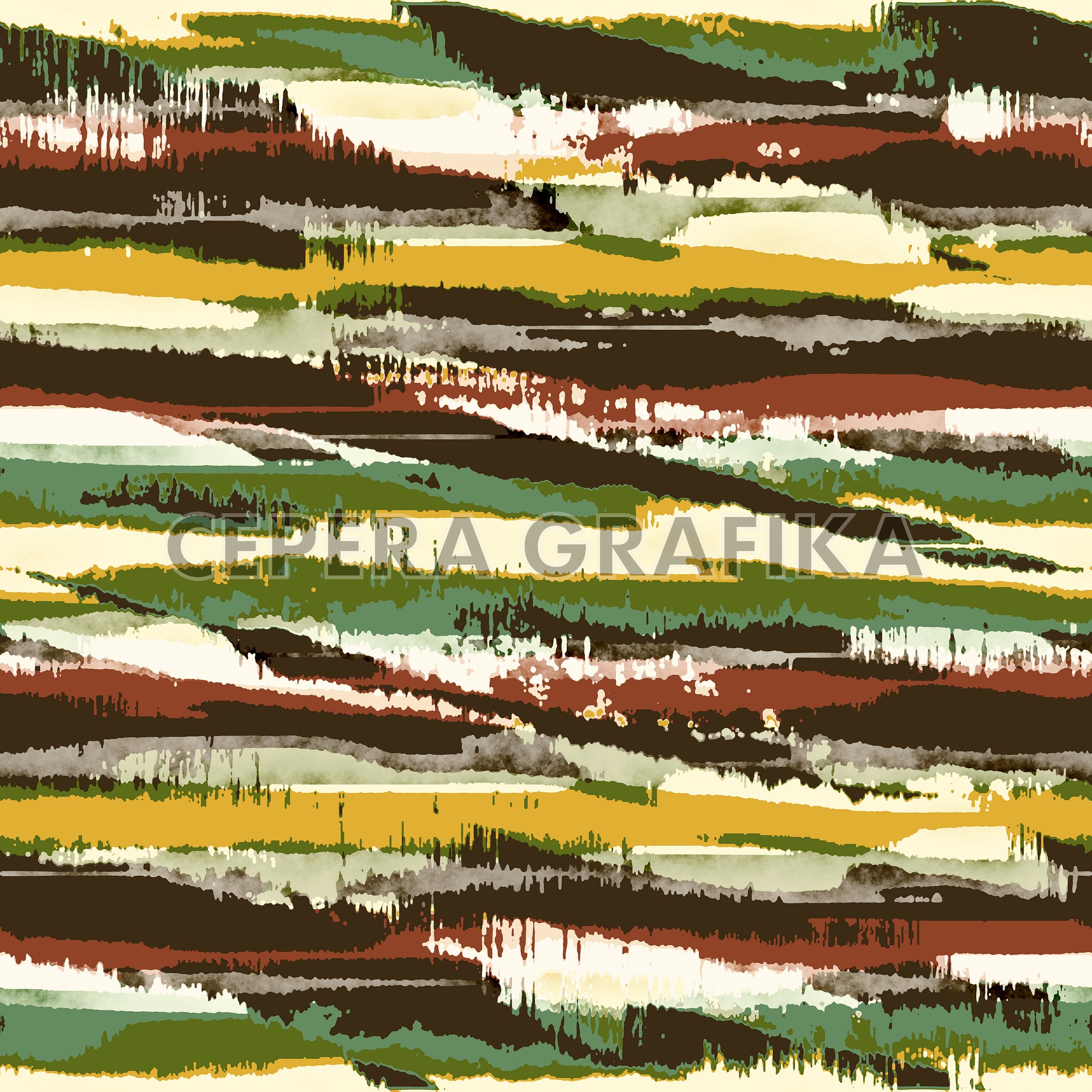 Multicolour Splattered Stripes Pattern