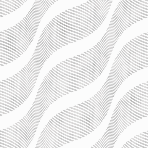 Grey Watercolour Wavy Stripes Pattern