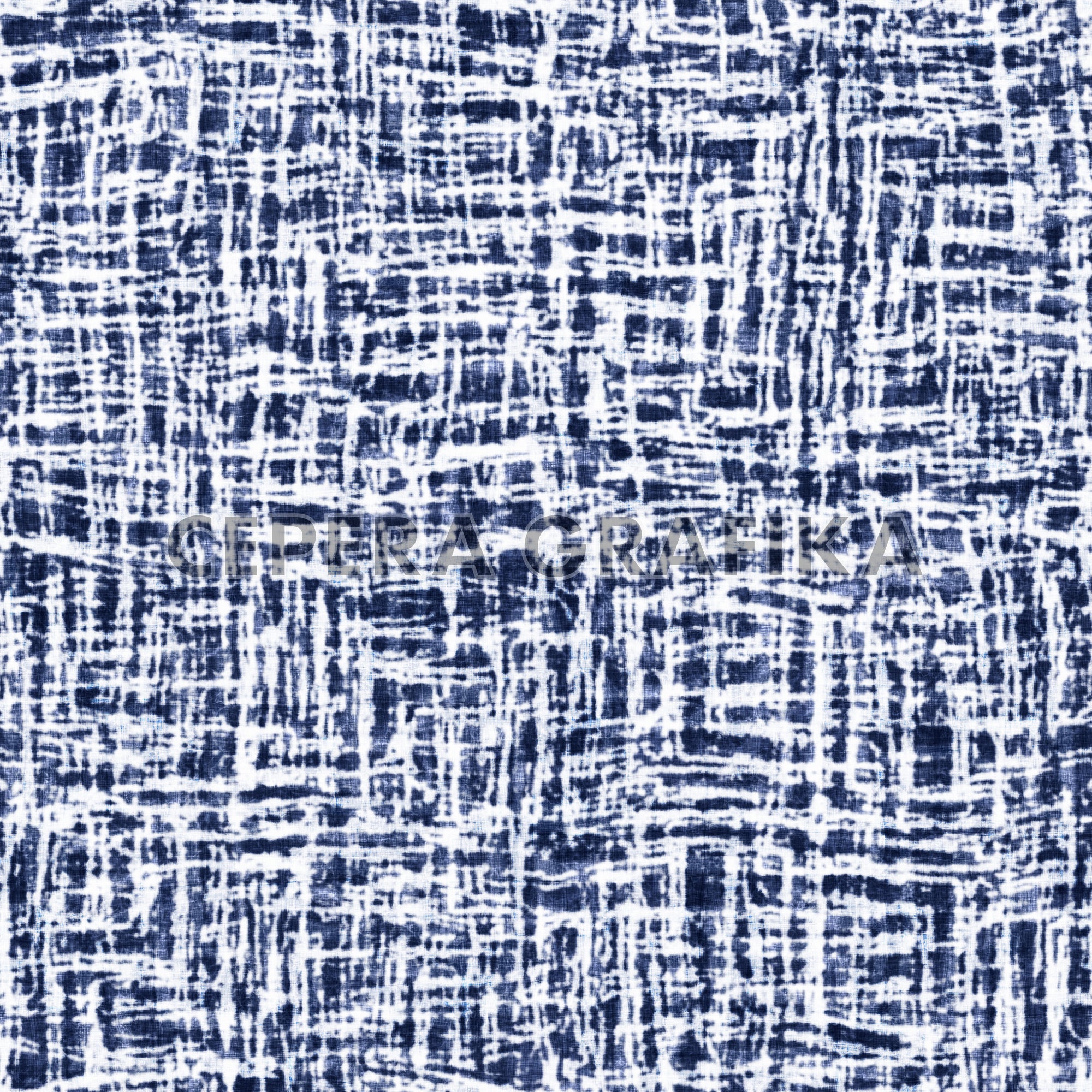 Bleach Indigo Pine Needles Pattern