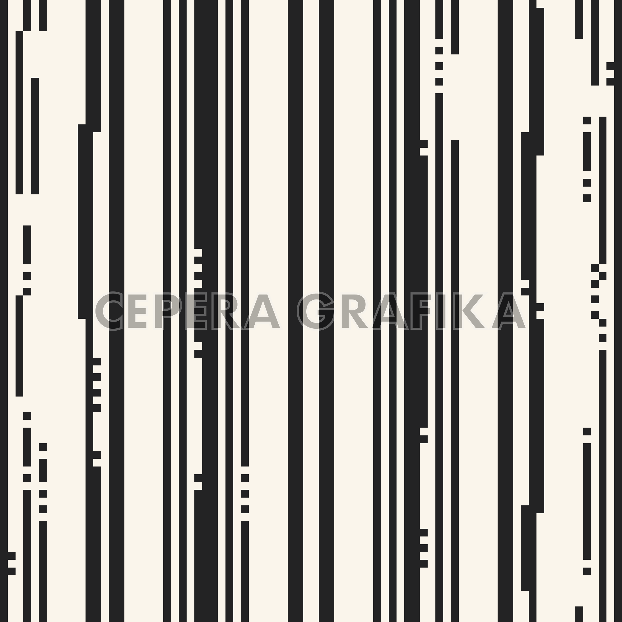 Monochrome Glitch Stripes Pattern