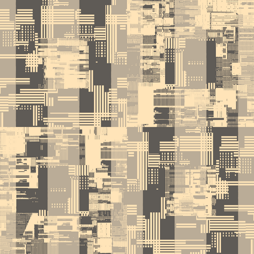 Neutral Hues Glitch Graphic Motif