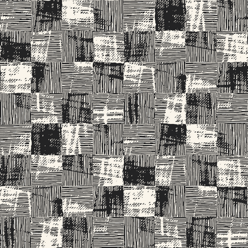 Monochrome Grain Checkerboard Pattern