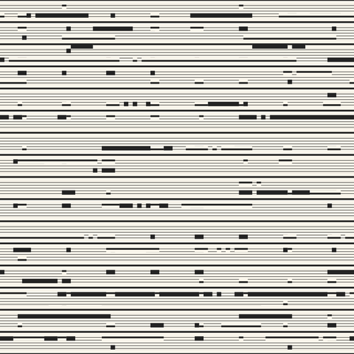 Monochrome Minimal Glitch Stripes Pattern