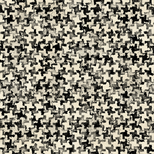 Ink-Dyed Houndstooth Pattern