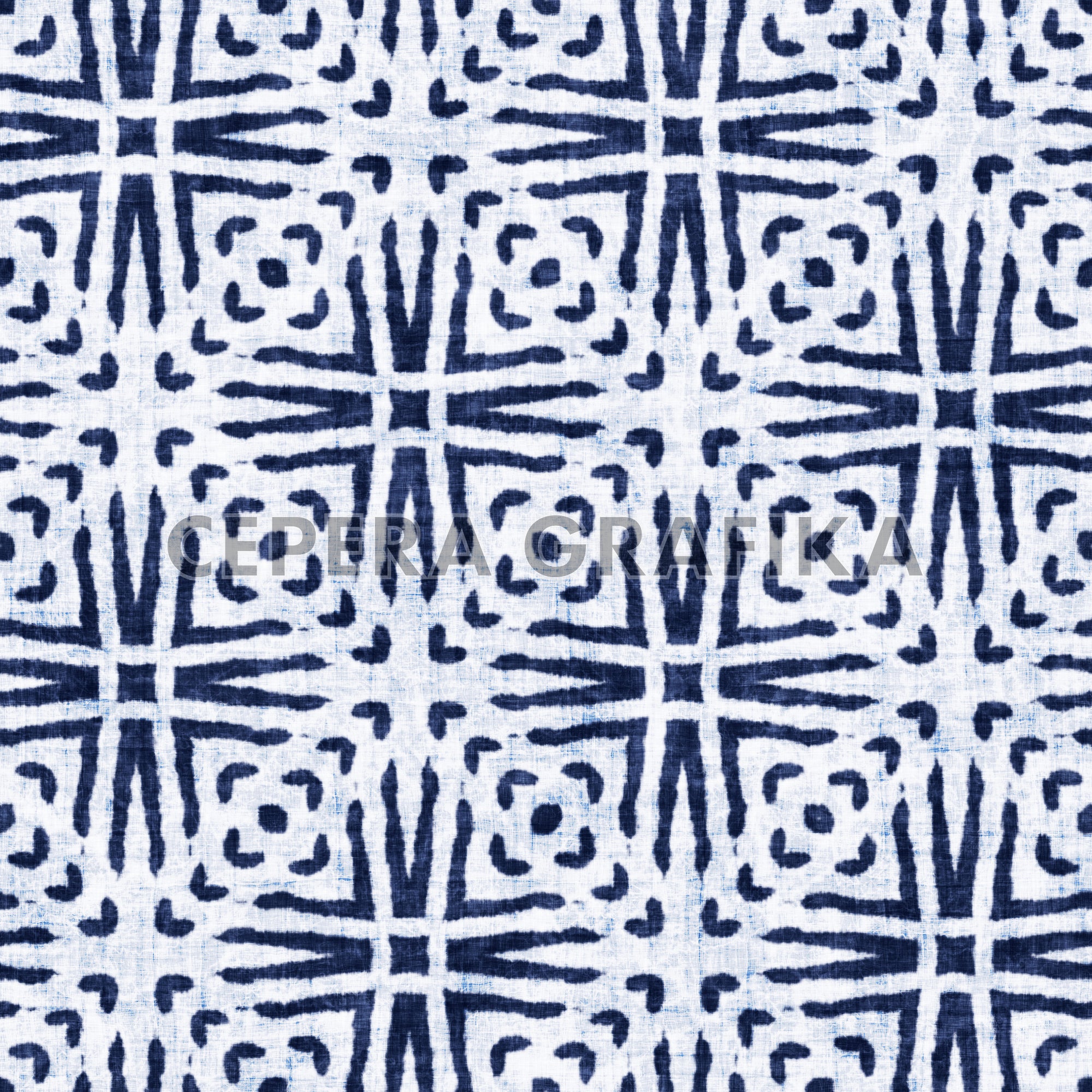 Bleach Snowflake Ethnic Ornate Pattern