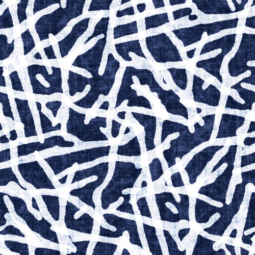 Indigo Pine Needles Pattern