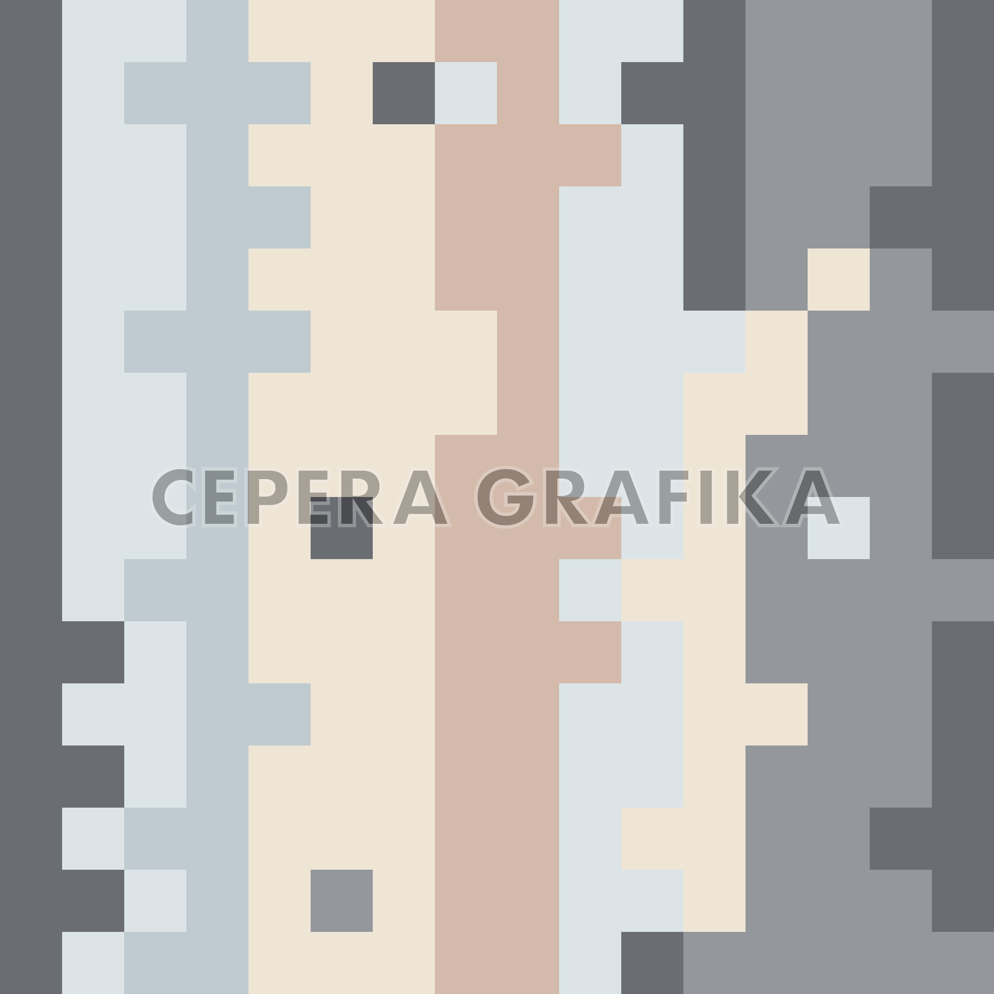 Urban Pixel Graphic Motif