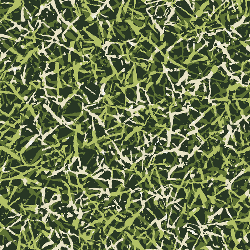 Jungle Green Camouflage Branches Pattern