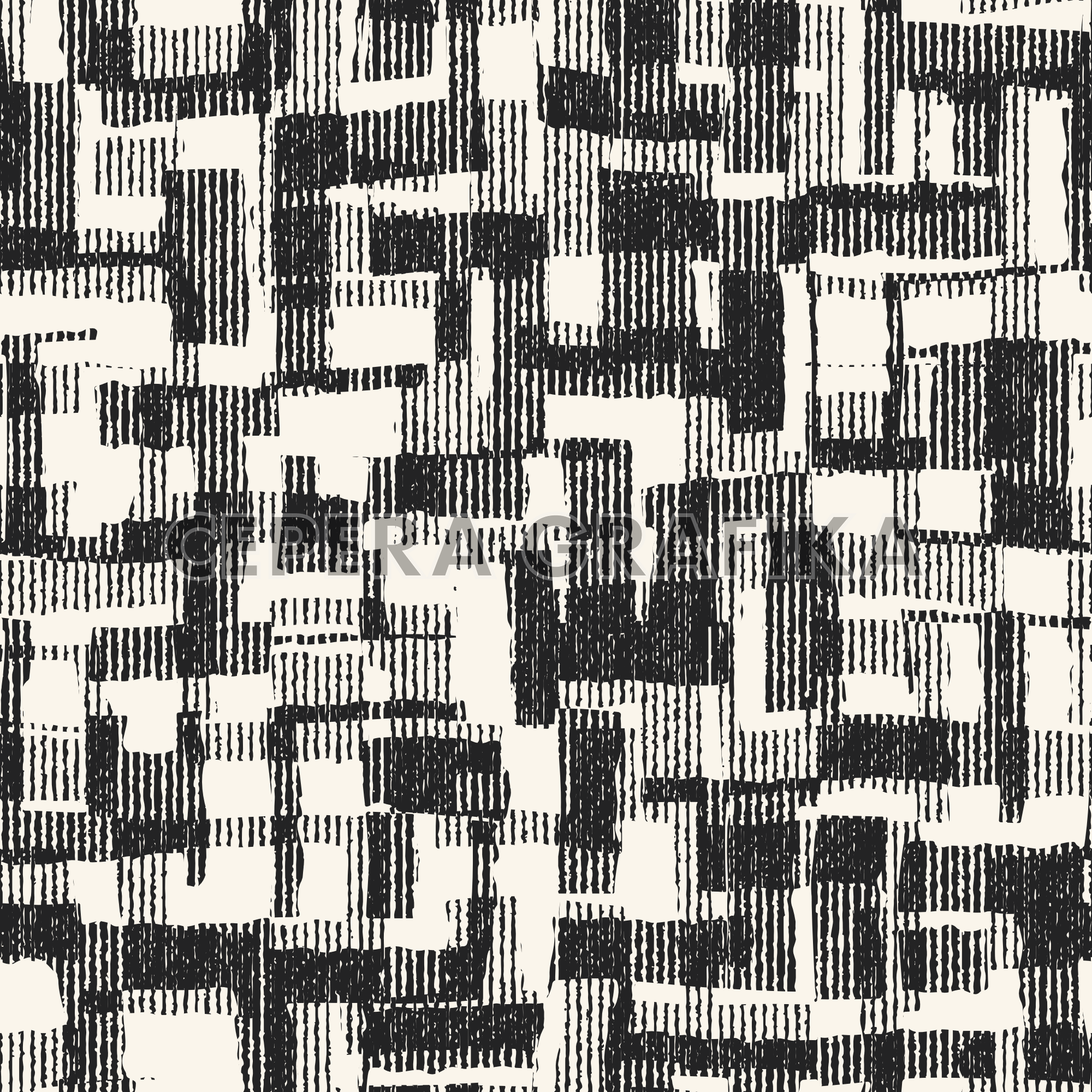 Monochrome Grain Patchwork Pattern