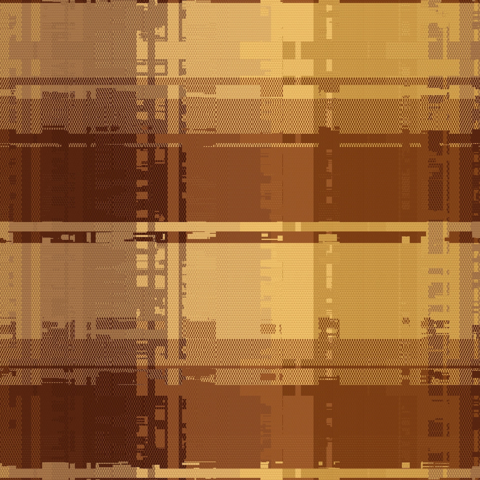 Sepia Glitch Screen Pattern | GLITCH Collection | CEPERA GRAFIKA