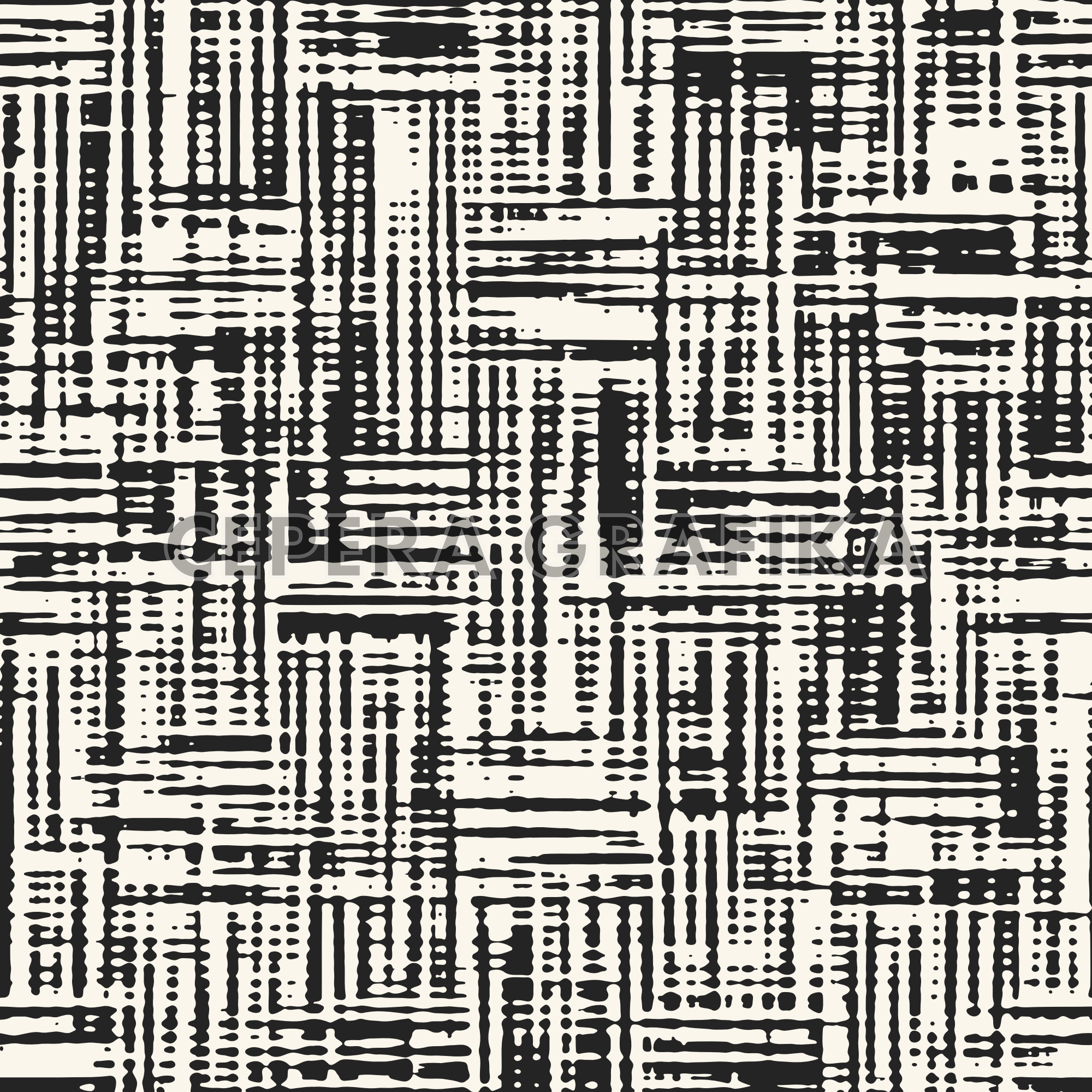 Ink Drawn Criss-Cross Pattern