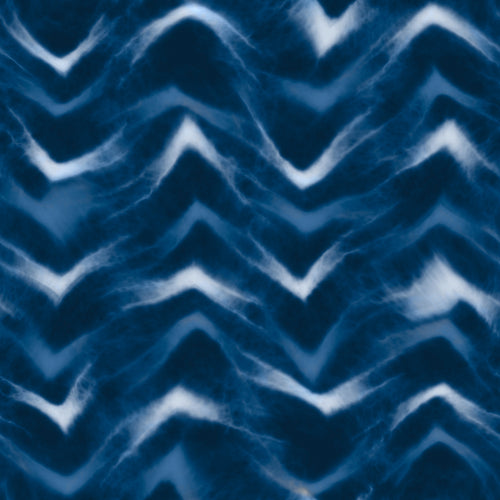 Indigo Shibori Chevron Pattern