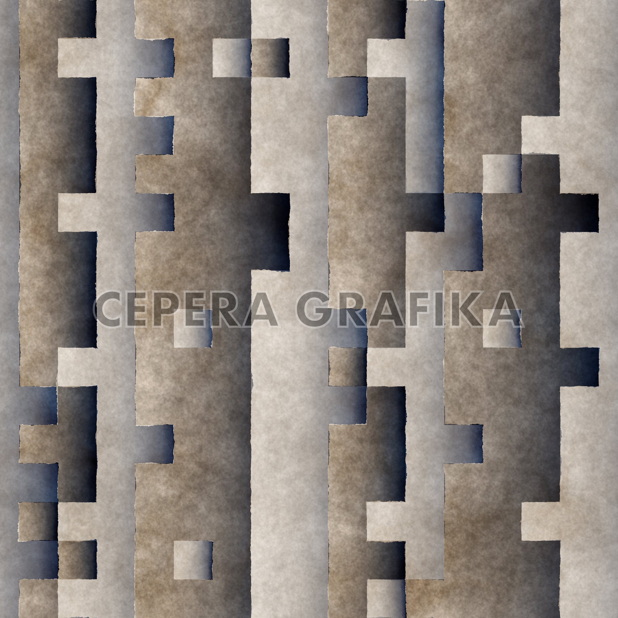 Concrete Urban Blocks Pattern