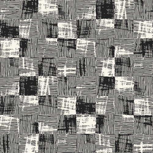 Monochrome Grain Checkerboard Pattern