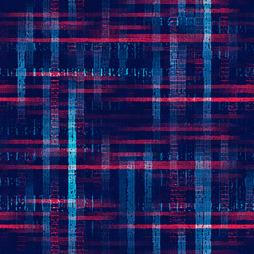 Brushed Multicolour Criss-Cross Pattern