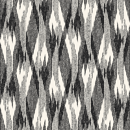 Monochrome Grain Broken Argyle Pattern