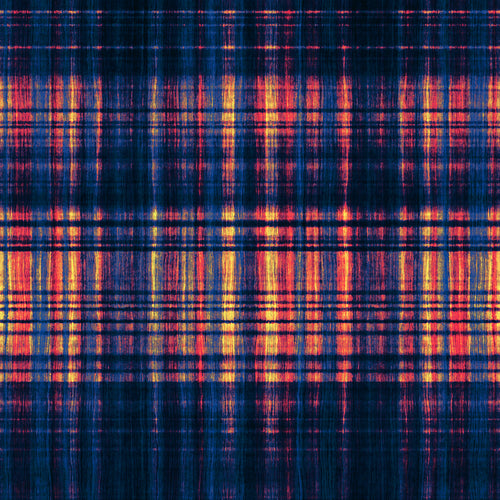 Indigo Multicolour Brushed Checked Pattern