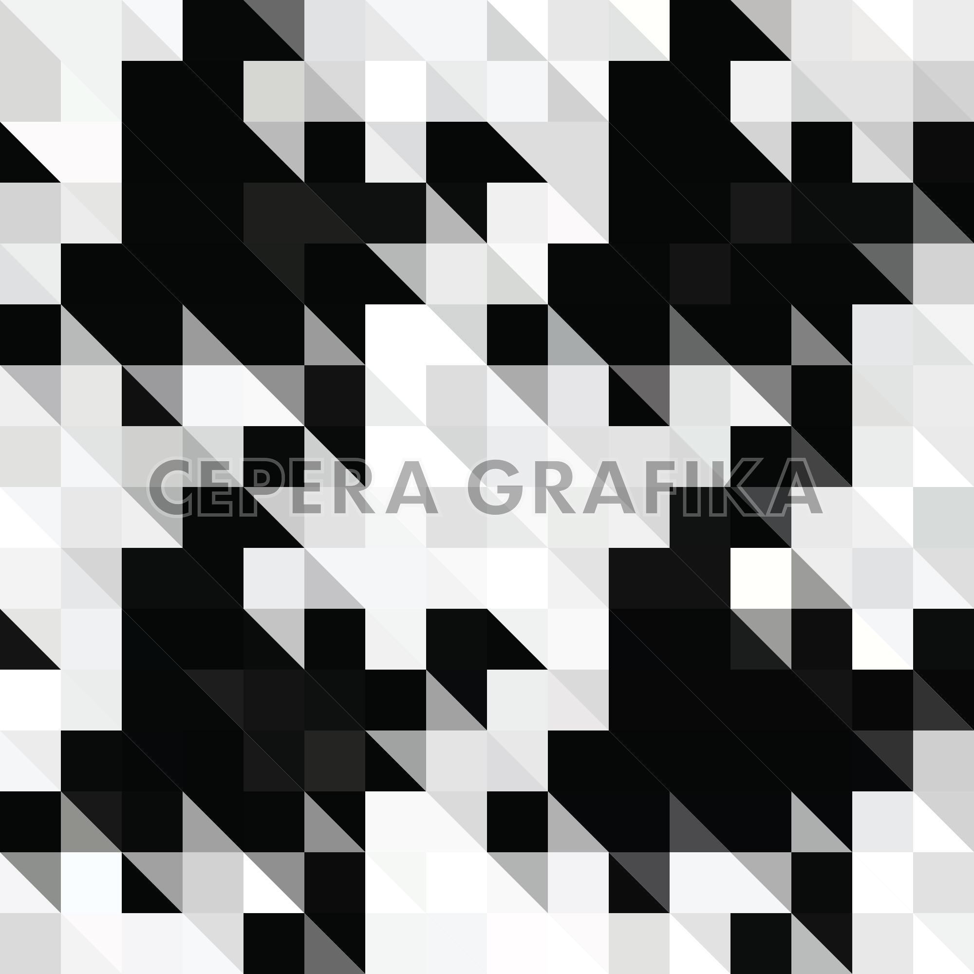 Monochrome Pixel Houndstooth Check Pattern
