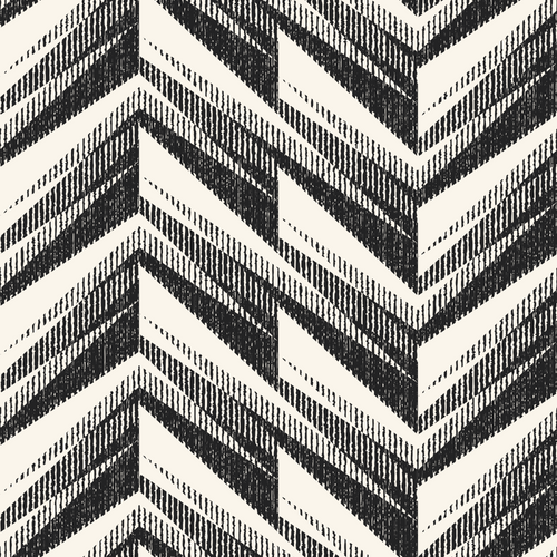 Monochrome Grain Zigzag Pattern