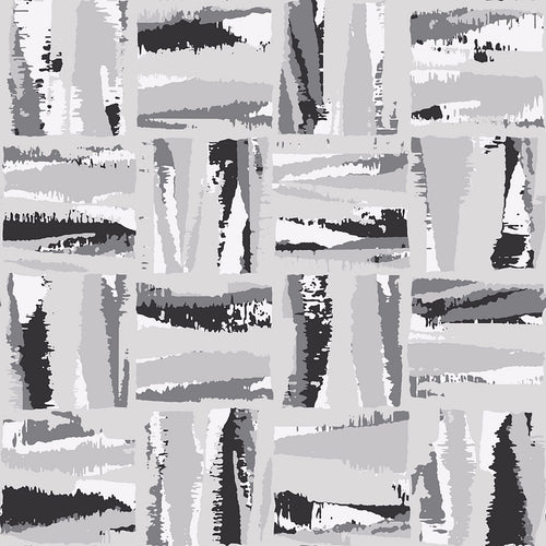 Tonal Grey Splattered Tile Check Pattern