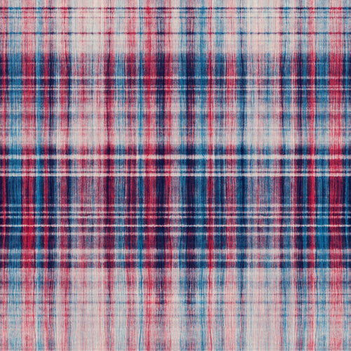 Scarlet Brushed Plaid Checked Pattern