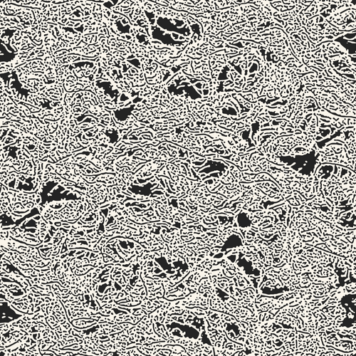 Monochrome Mottled Organic Mesh Pattern
