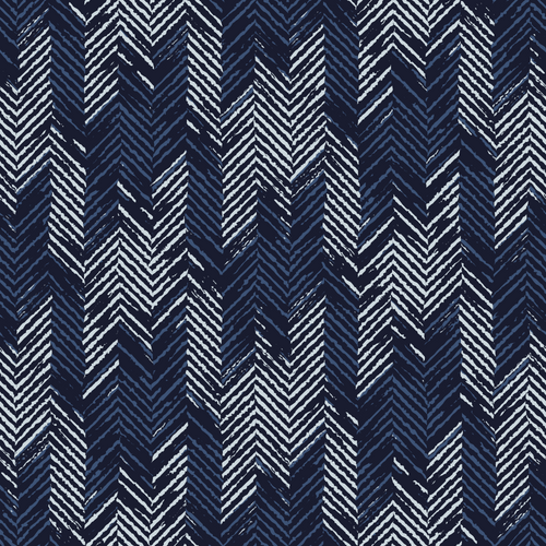 Navy Grain Houndstooth Check Pattern