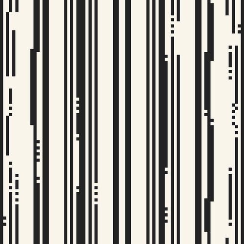 Monochrome Glitch Stripes Pattern