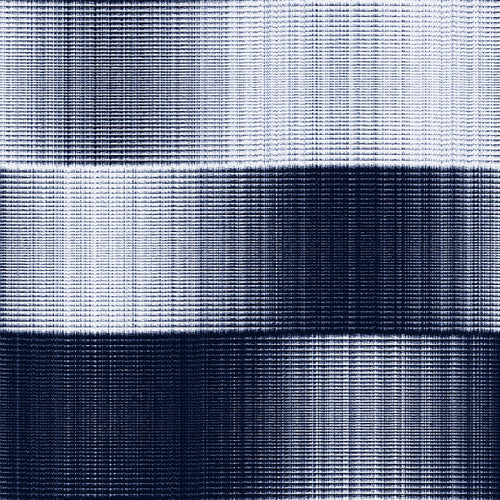 Indigo Degradé Block Stripes Pattern